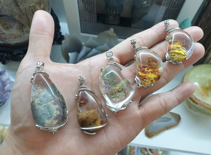 Garden Quartz Pendant | Natural Quartz | Authentic Sterling Silver