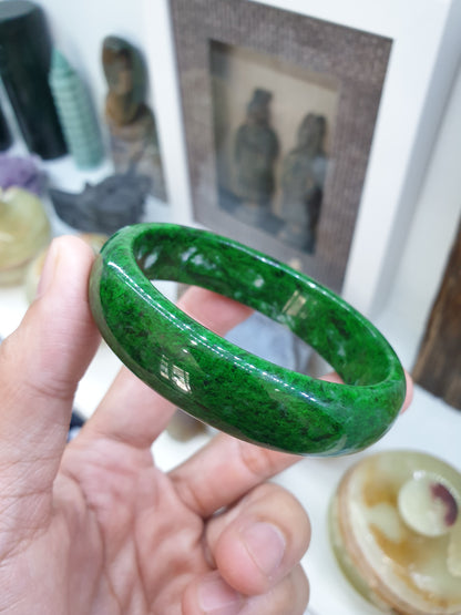 Mawsitsit Jade Egg Bangle (Size 60) | Original Mawsitsit Stone | Luxury Wrist Candy