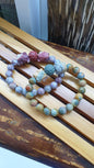 Alxa Jasper Singha Bracelets 17 cm - Natural Gemstones in Earth Tone Colors