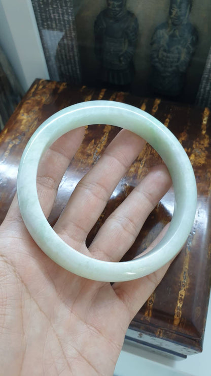 Plus Size Jade Bangle Size 78-80 Authentic Type A Jadeite