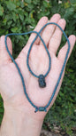 Jade Pixiu Necklace 24inch Type A Lavender Blue Jadeite Beads
