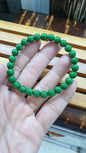 Rare Mawsitsit Jade Bracelet 18cm Type A Natural Stone Beads