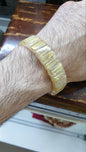 Golden Rutilated Quartz Stretch Bangles, Natural Gemstone Beads