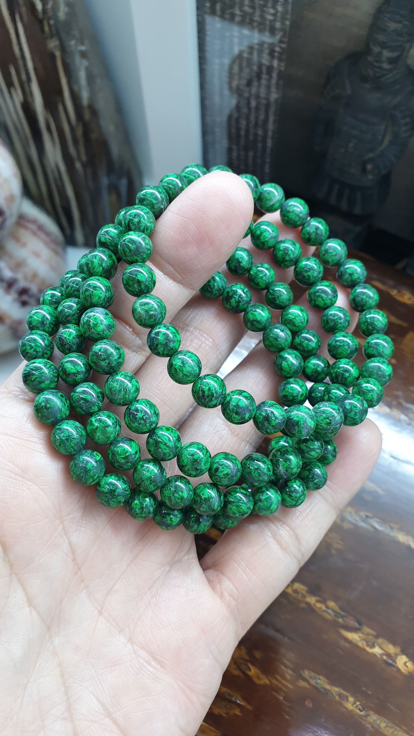 Mawsitsit Beads Bracelet (17 cm) | Rare Natural Stone Beads | Collector's Material