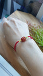 Jade Happy Buddha Rope Bracelet Myanmar Natural Jadeite Adjustable Wristband