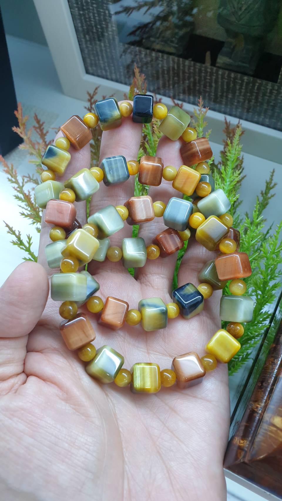 Tigers Eye Bracelets 17 cm - Natural Stones Premium Beads