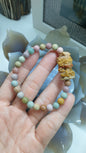 Alashan Jasper Ru Yi Empress Bracelet – Rich Earthy Tones| Luxury Lucky Charm Wrist Candy
