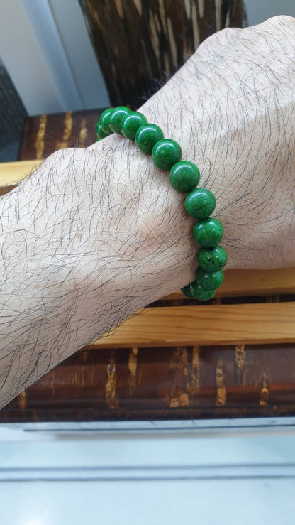 Mawsitsit Fei Cui Vintage Beads Bracelets 17cm Myanmar Natural Stone