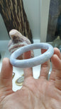Natural Lavender Jade Bangle S59-60 Type A Myanmar Jadeite