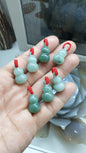Jade Wu Lou Pendant (Random Pick) | Fei Cui - Type A Jadeite | Lucky Red Thread