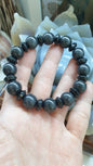 Black Jade Bracelet | Type A Natural Jade | His or Hers Elegant Wrist Accessory