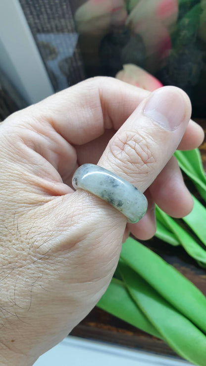 Jade Domed Rings, Selections (12.5 US) | Authentic - Type A Jadeite