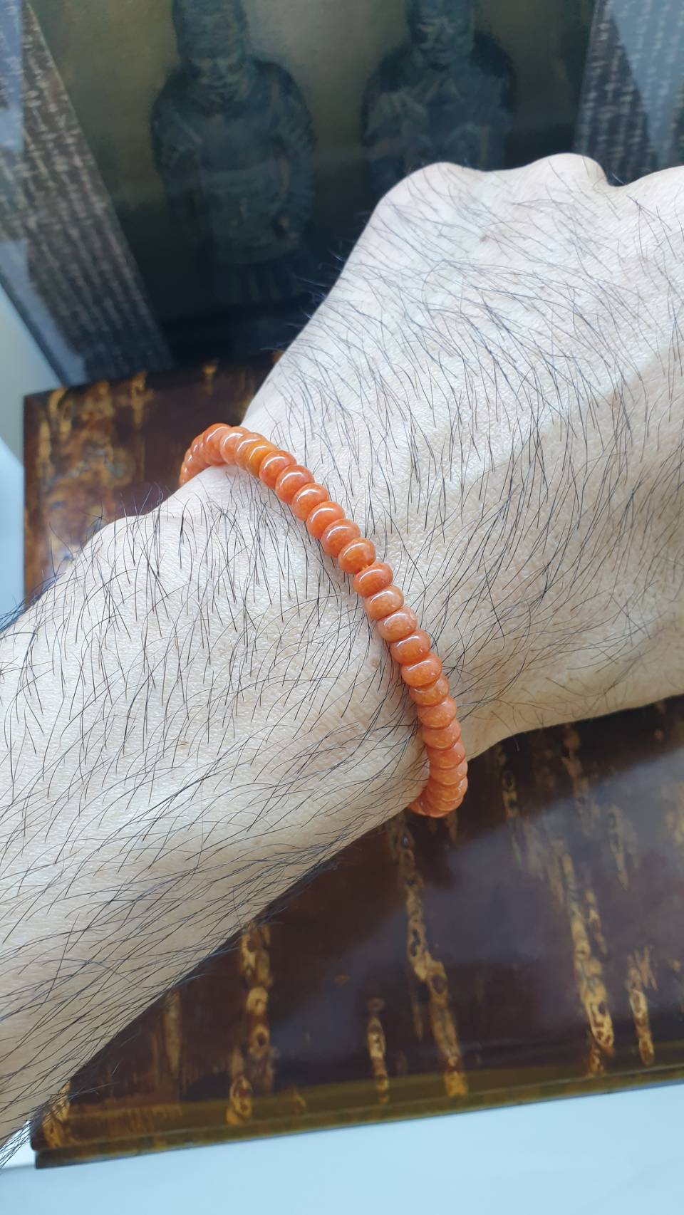 Jade Stack Bracelets, 17 cm (Set of 6 Multicolor Bracelets) | Type A Jadeite Abacus Beads | His or Hers Wealth Magnet Wristcandies