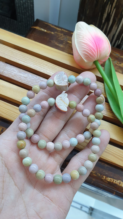 Alxa Jasper Yuan Bao Wealth Bracelets 17cm Natural stones