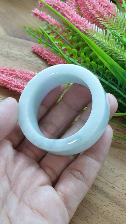 Kiddie Size Lavender Jade Bangle S42 Type A Natural Myanmar Jadeite