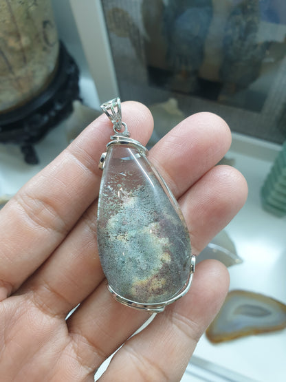 Garden Quartz Pendant | Natural Quartz | Authentic Sterling Silver