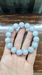 Lavender Jade Bracelet, 17 cm (Selectìons) | Type A Natural Jadeite Beads