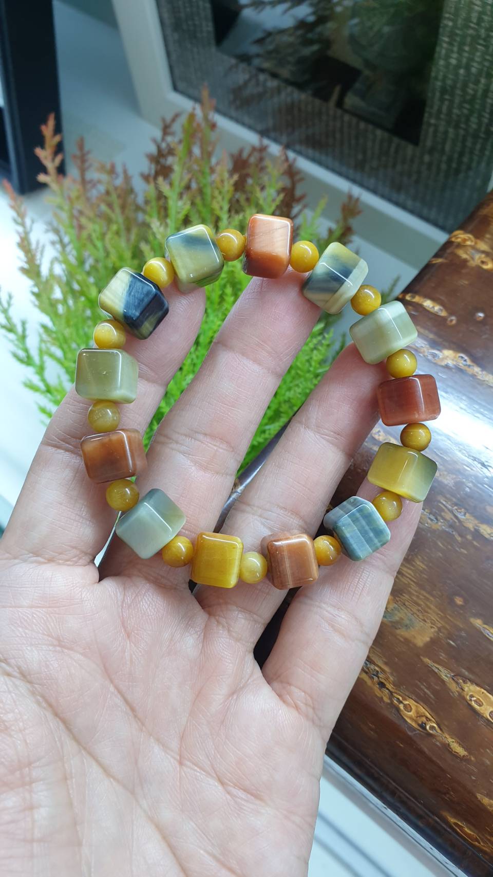 Tigers Eye Bracelets 17 cm - Natural Stones Premium Beads