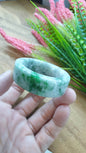 Kiddie Size Jade Bangle S39 Type A Myanmar Jadeite Vibrant Green