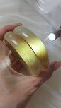 Natural Honey Jade Bangle S60 Type A Myanmar Jadeite
