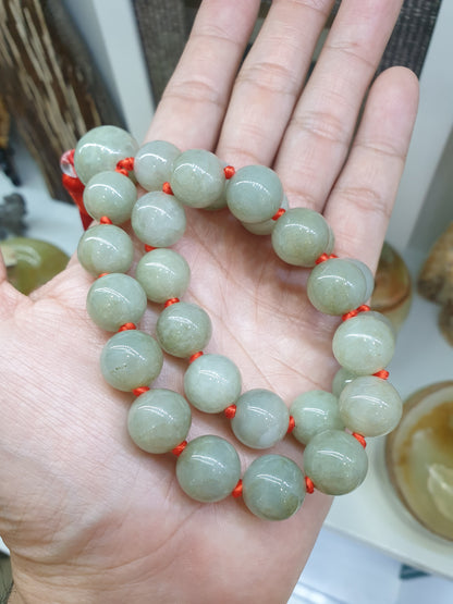 Jade Japa Mala | Type A Natural Jadeite Beads | Handcrafted Lucky  Charms Ideal for Gifting 🎁