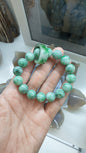 Spinning Ring Jade Charm Bracelet | Fei Cui Natural Jadeite | His or Hers Luxury Wrist Candy