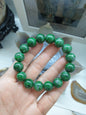 Mawsitsit Jade 13.5mm Round Beads Bracelet - Collectors Material