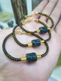Blue Jade Ru Yi Extension Bracelet Type A Natural Jadeite