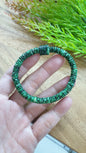 Green Jade Ru Yi Wishing Bracelet 17cm Myanmar Fei Cui Natural Jadeite Type A