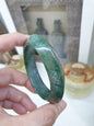 Vintage Mawsitsit Saucer Bangle (S 56) | Type A - Natural Mawsitsit Stone | Rare Collector's Piece