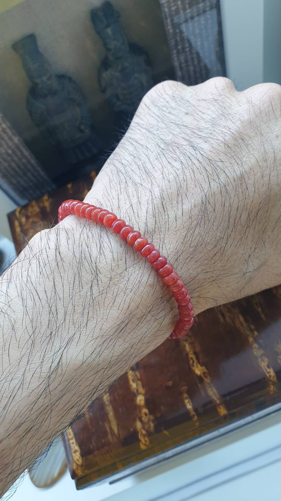 Jade Stack Bracelets, 17 cm (Set of 6 Multicolor Bracelets) | Type A Jadeite Abacus Beads | His or Hers Wealth Magnet Wristcandies