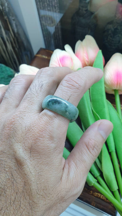 Jade Domed Rings, Selections (13 US) | Authentic - Type A Jadeite