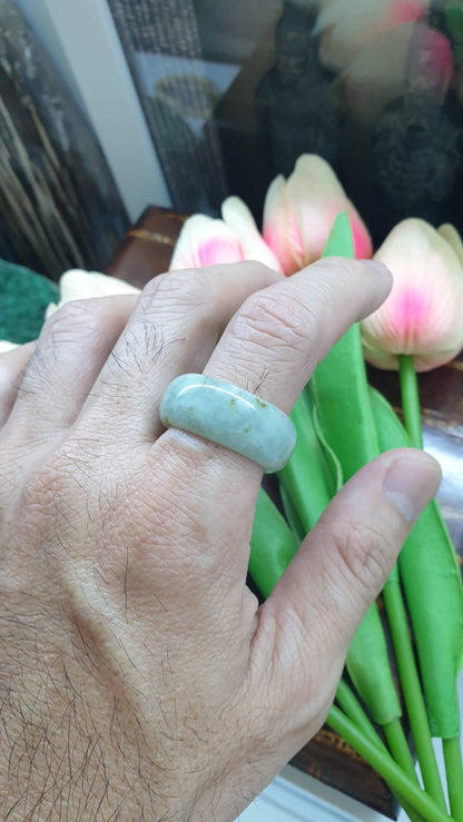 Jade Domed Rings, Selections (13 US) | Authentic - Type A Jadeite