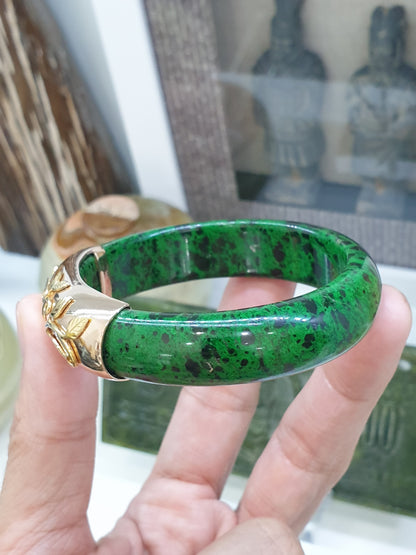 Juste Une Vigne on Mawsitsit Bangle (S 56.5) | Rose Gold, Original Mawsitsit Stone | Luxury Wrist Candy